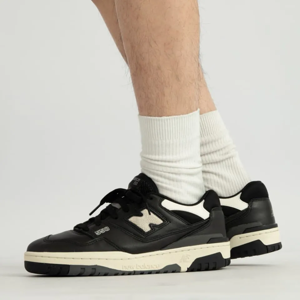 New Balance 550 Nero Bianco Retro