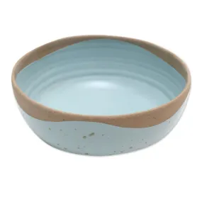 Novica Blue Bounty Ceramic Serving Bowl