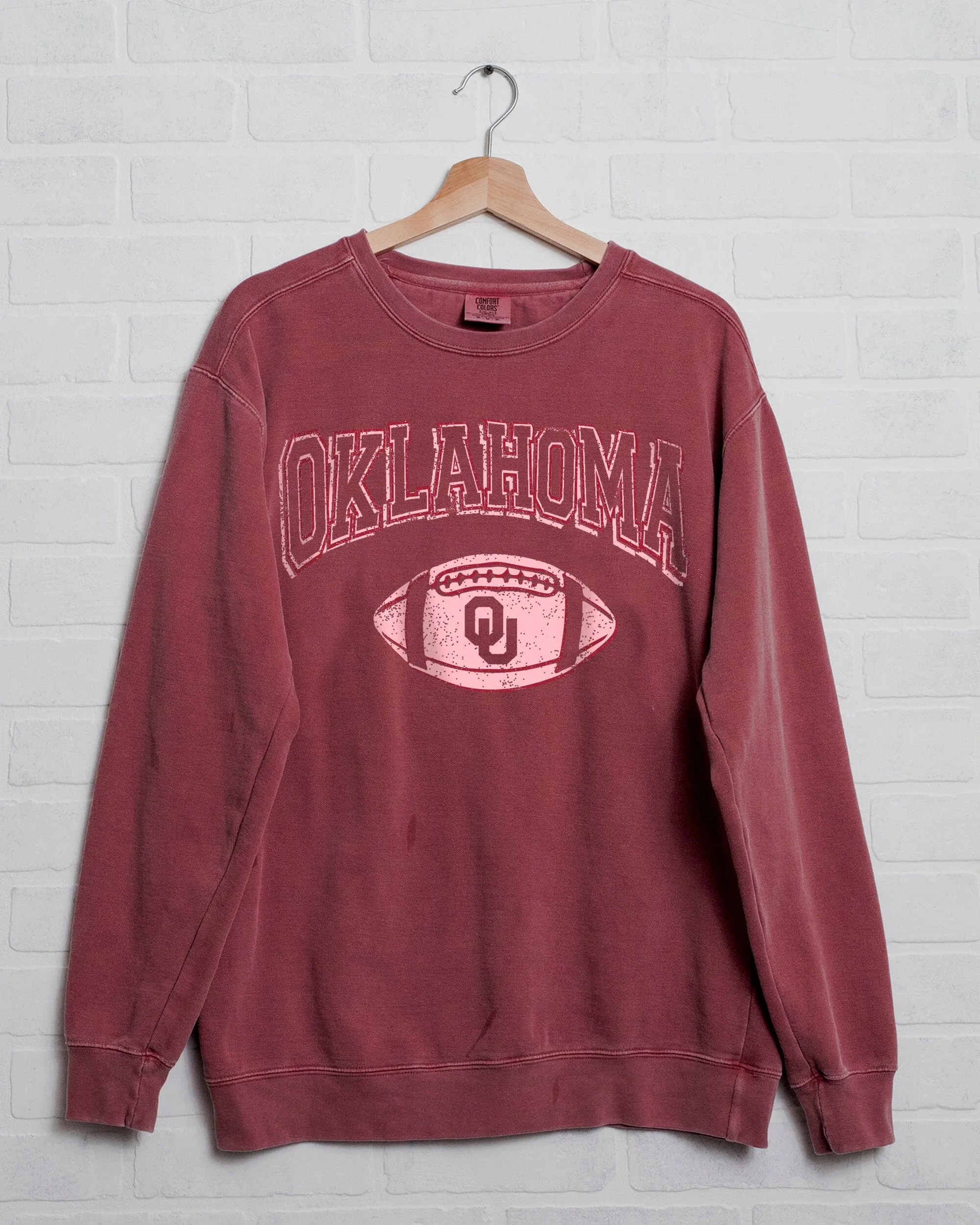 OU Sooners Wonka Football Crimson Sweatshirt