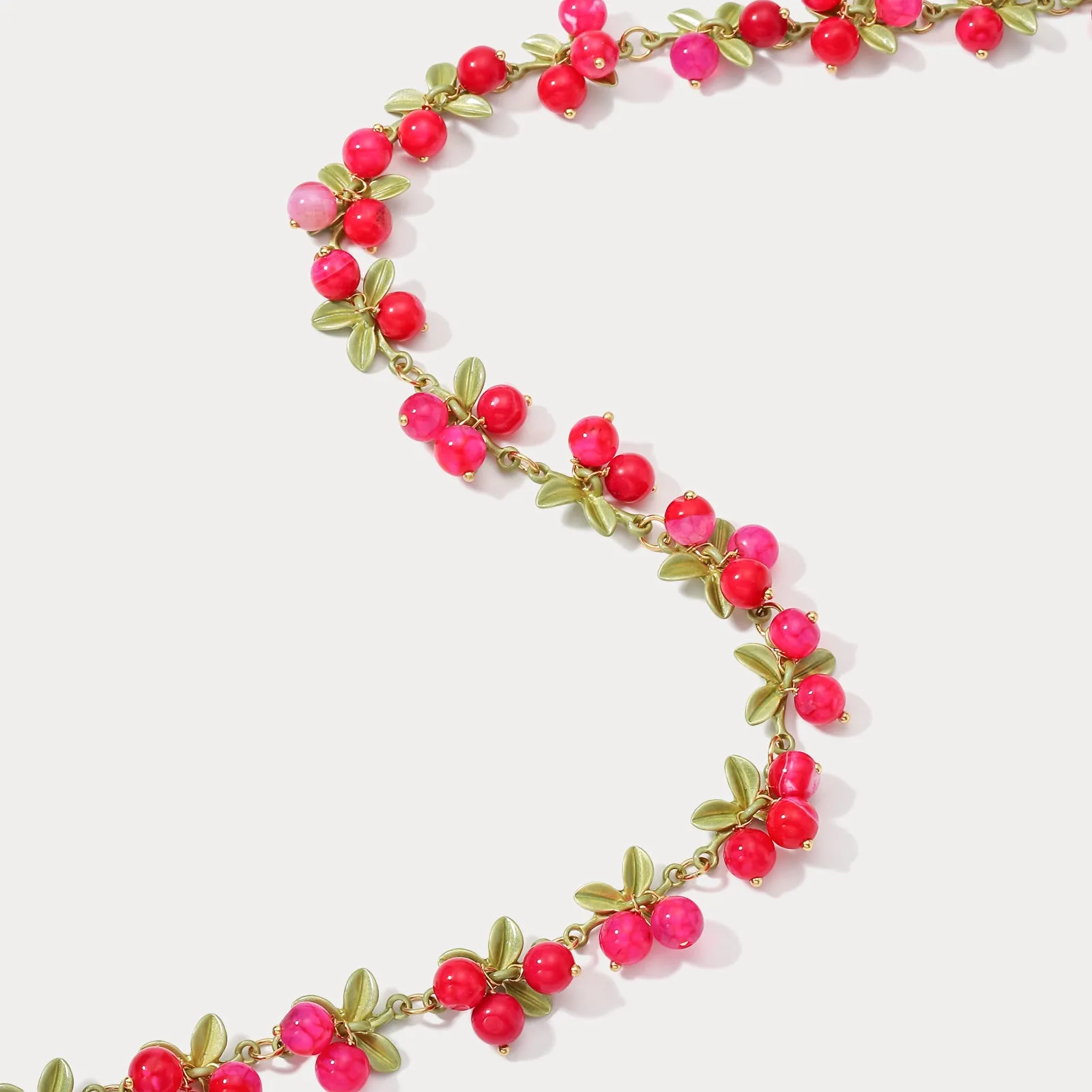 Pink Berry Necklace