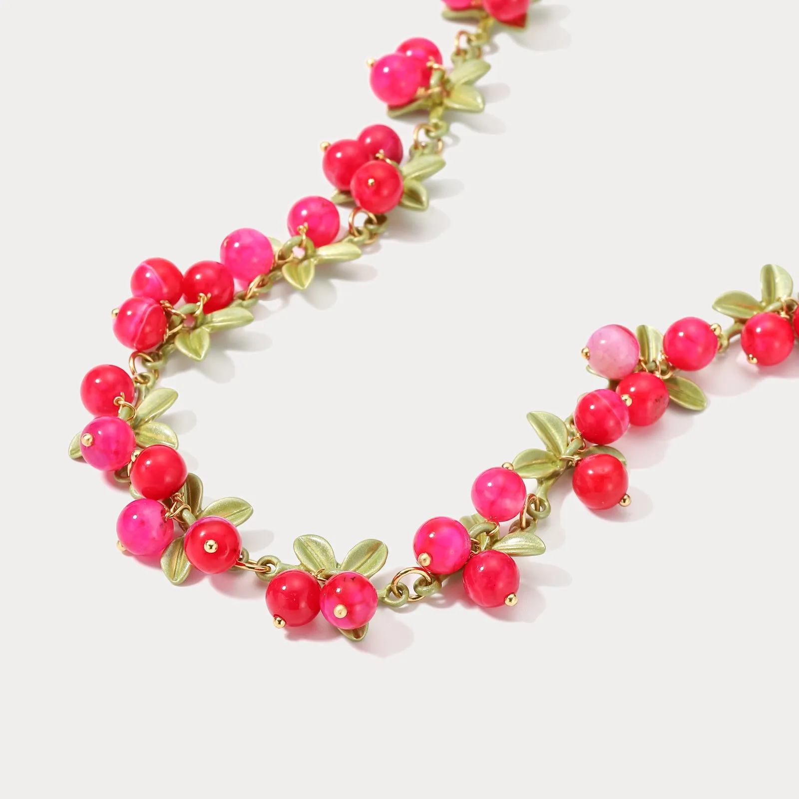 Pink Berry Necklace