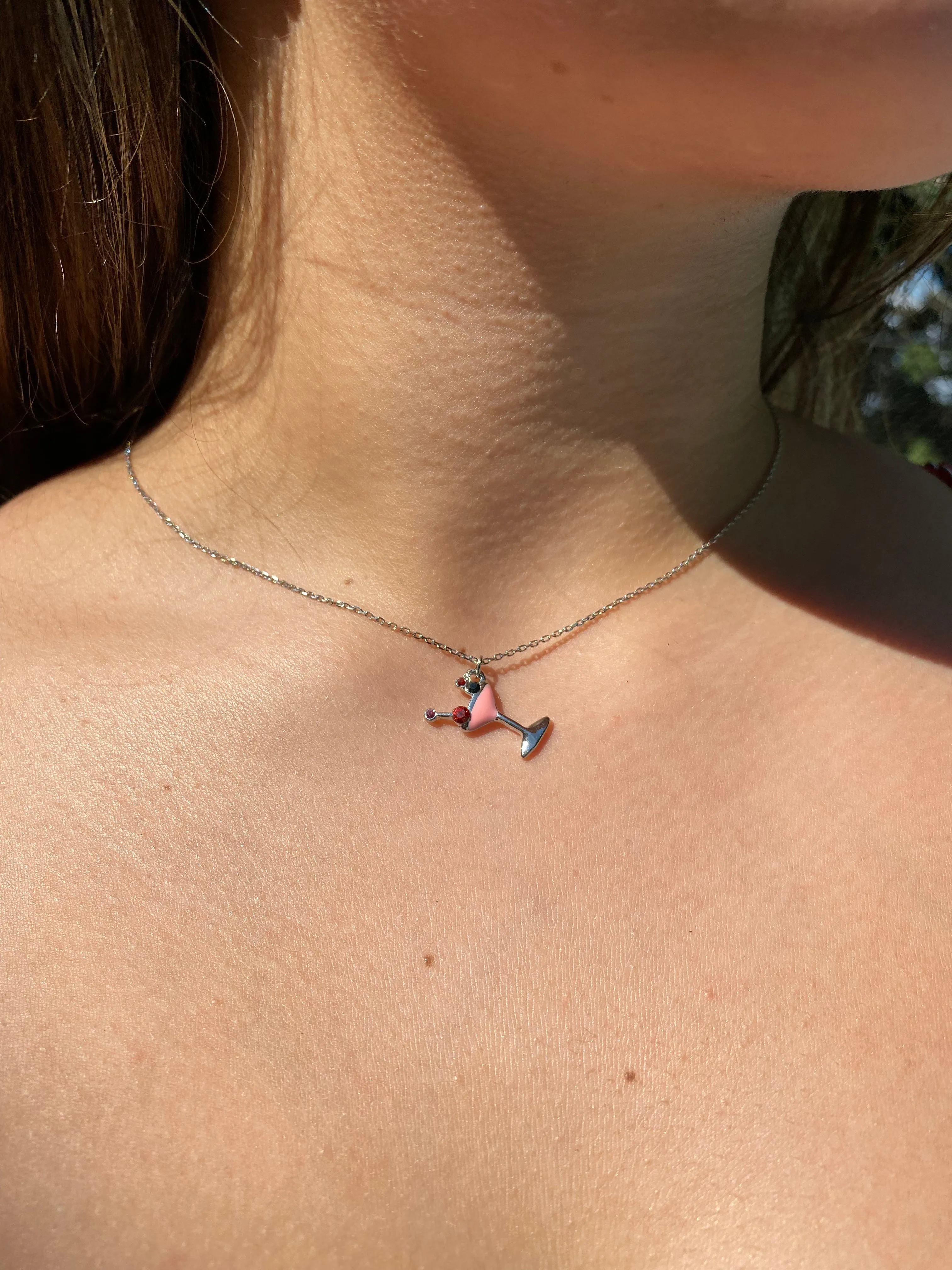 Pink Cosmo Necklace