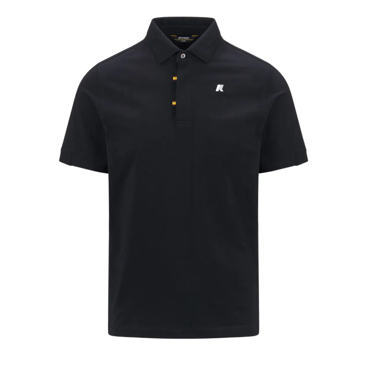 Polo Uomo K-Way Alderic Stretch Jersey Blu