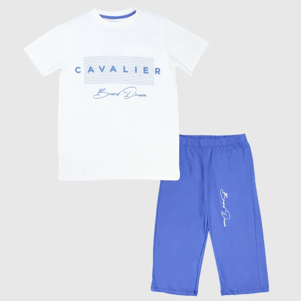 "Cavalier" Short-Sleeved Pajama