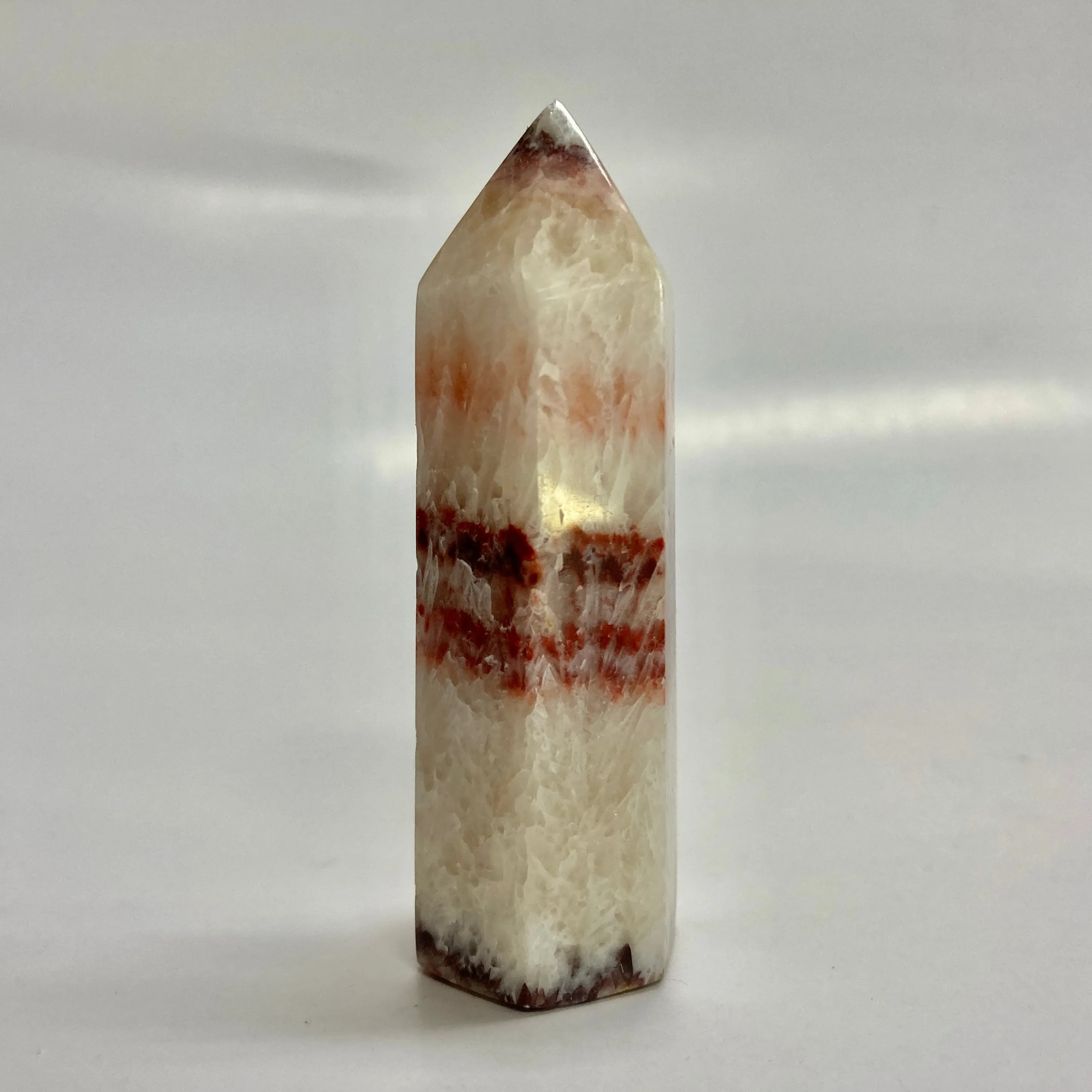 Red Calcite Tower