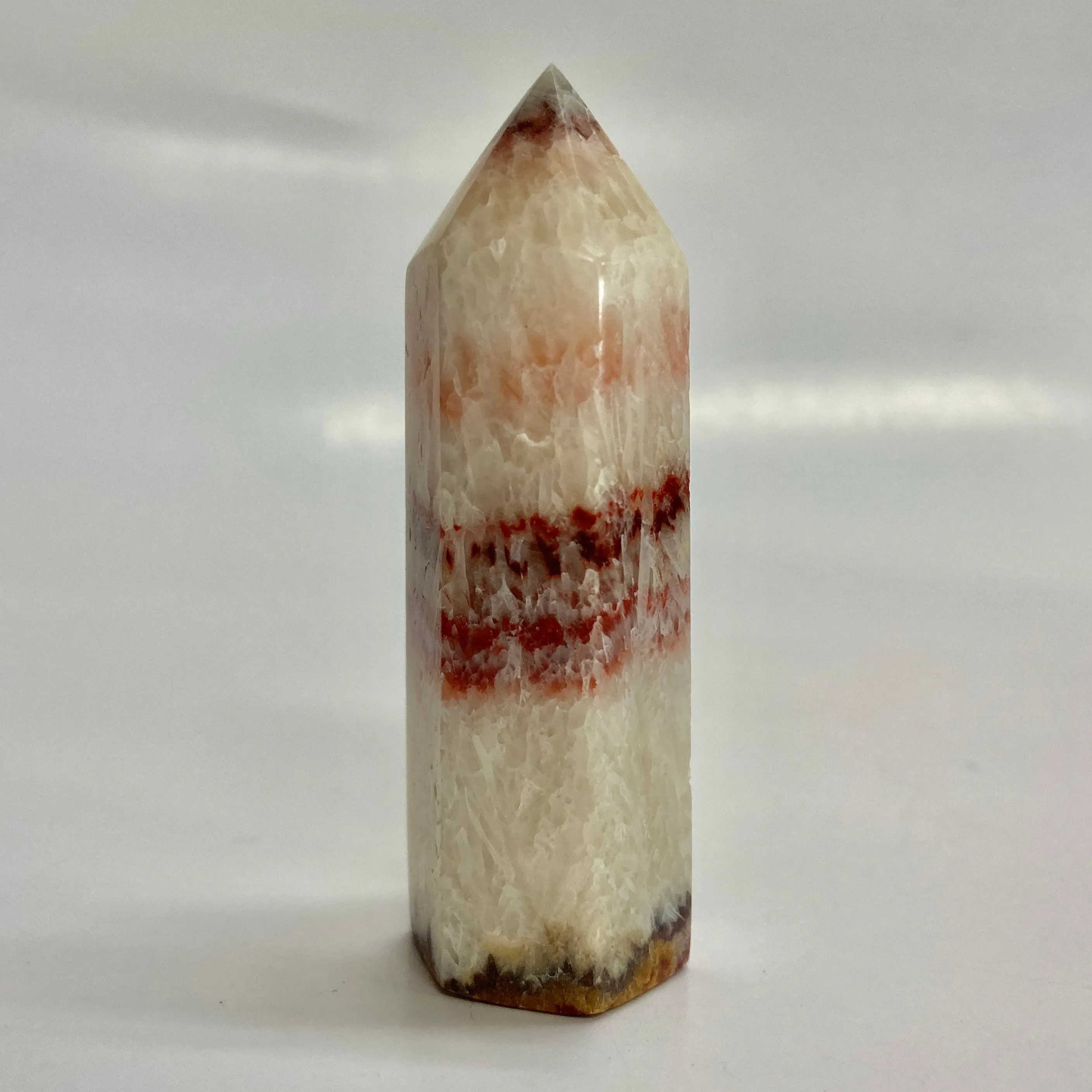 Red Calcite Tower