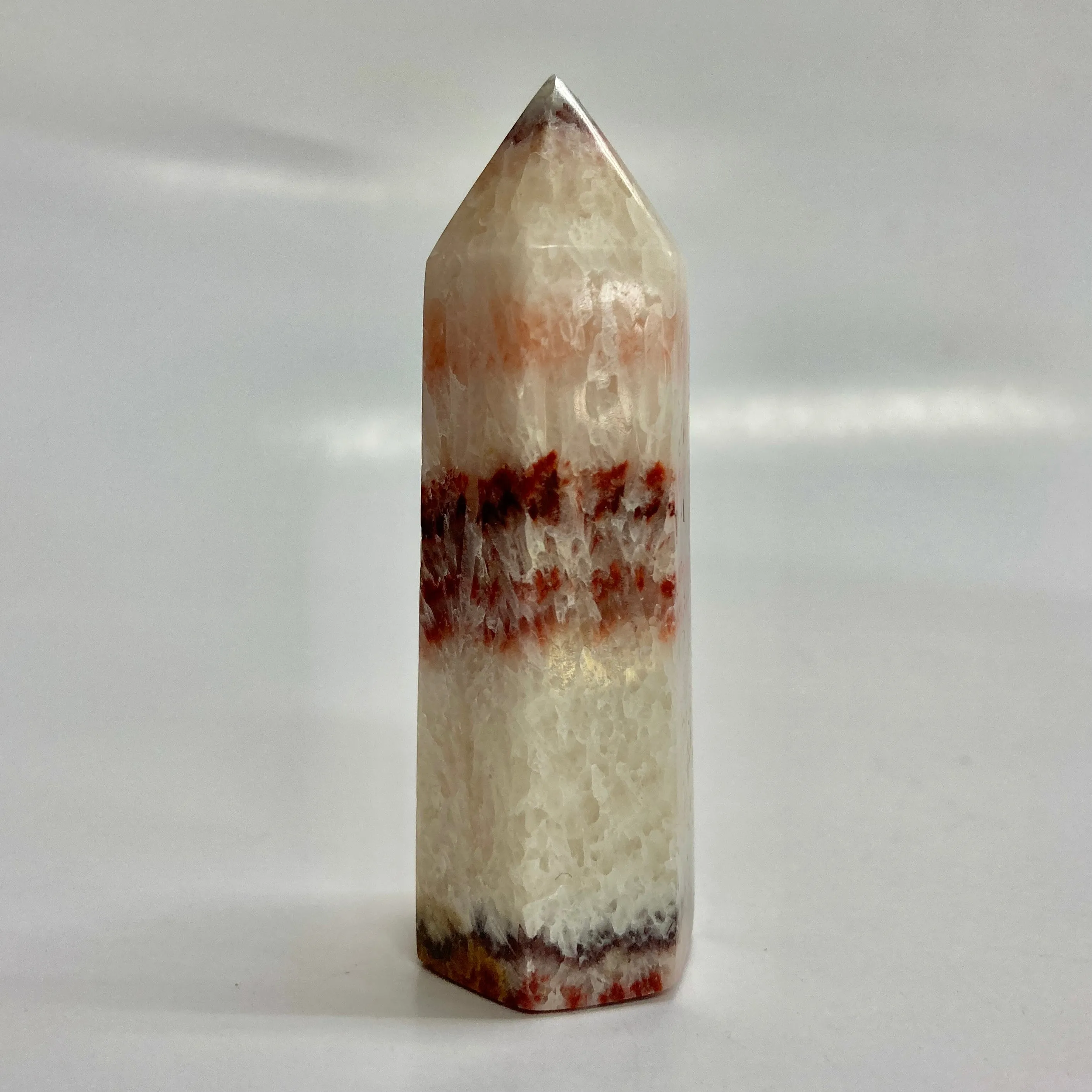 Red Calcite Tower