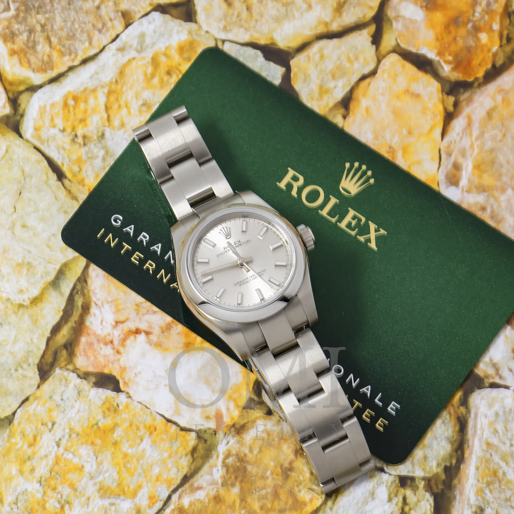 ROLEX OYSTER PERPETUAL 176200 26MM SILVER DIAL WITH STAINLESS STEEL OYSTER BRACELET