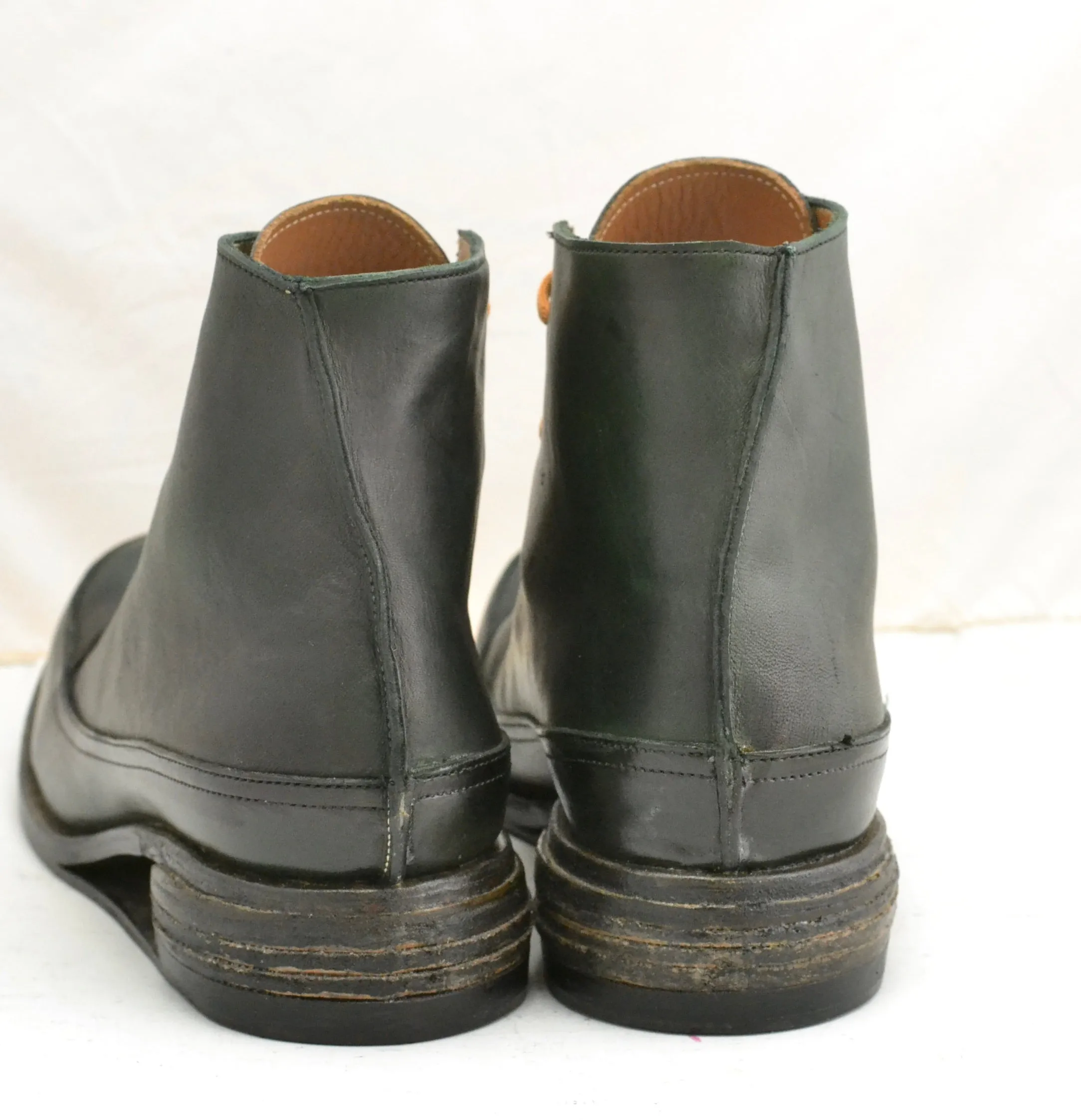 Sneaker boot  |  green black | hollow wedge