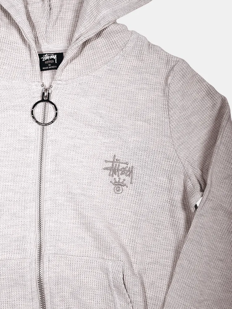 Stussy Owens Waffle Hood - Sand Marle