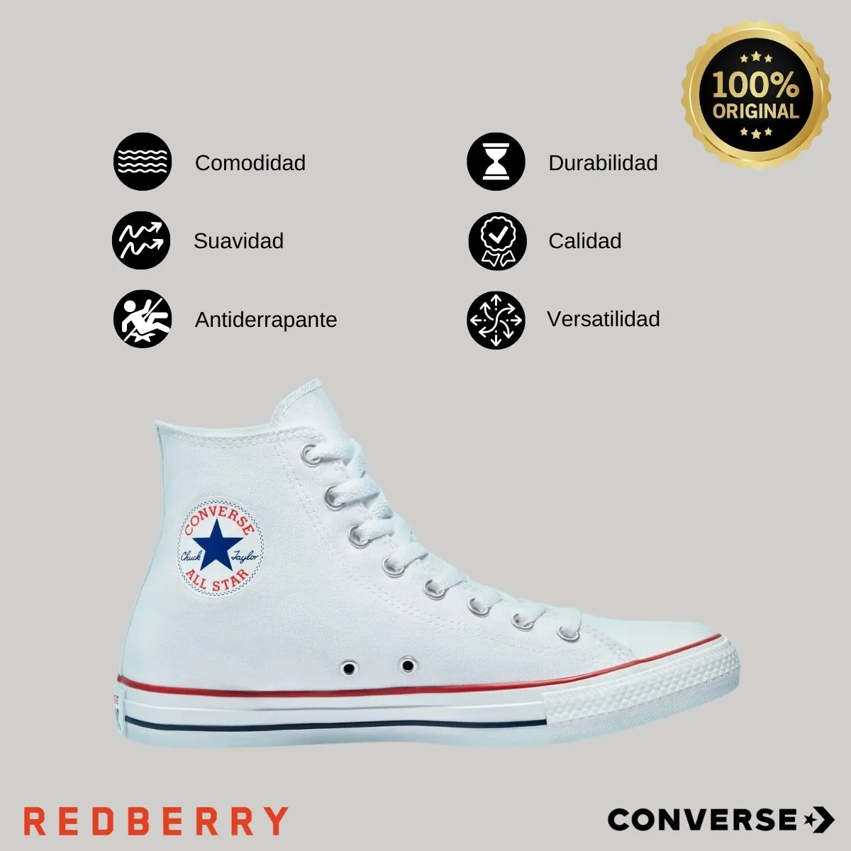 Tenis Converse Chuck Taylor Bota Unisex Flores 1