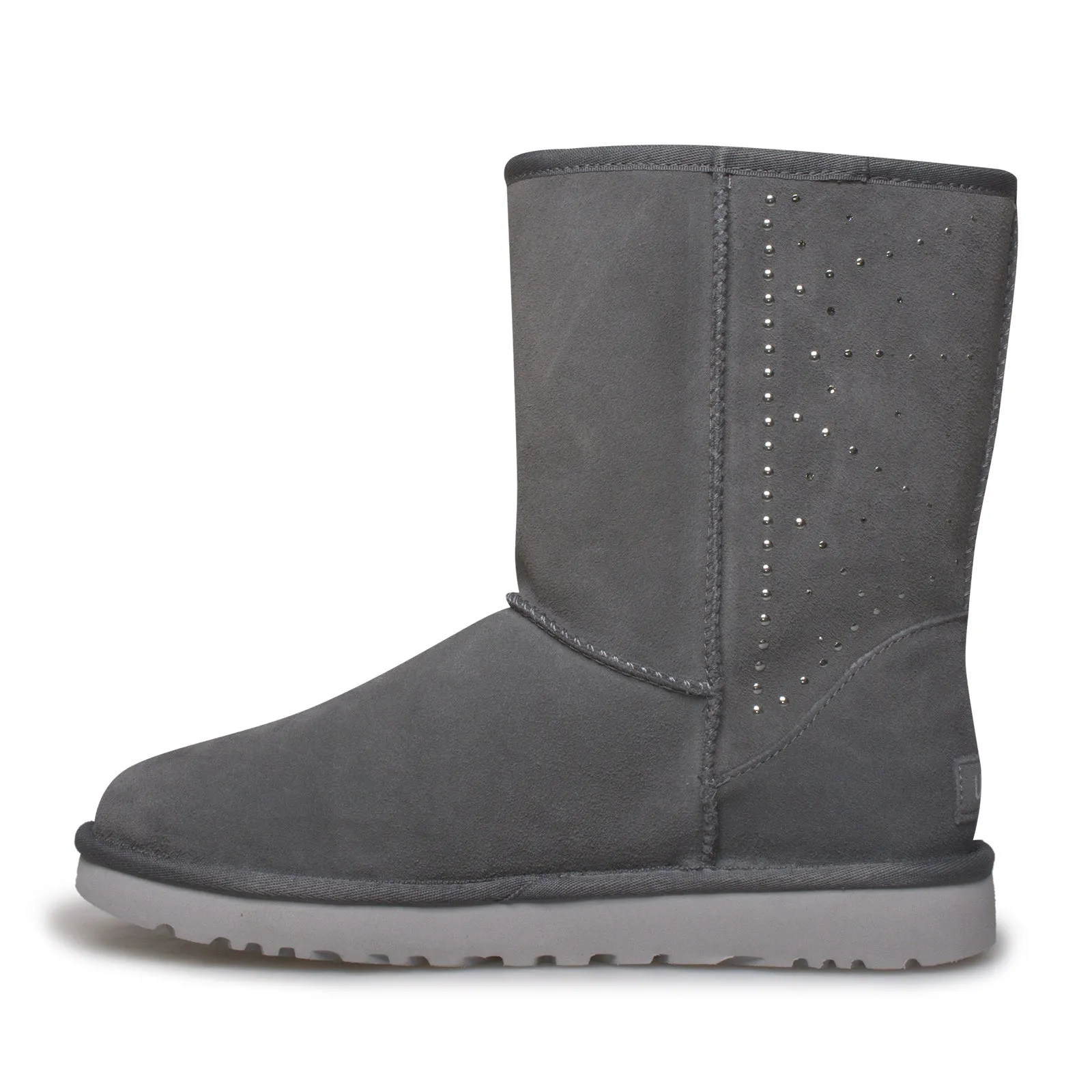 UGG Classic Short Studded Charcoal Boots - Women's