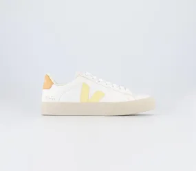 Womens Veja Campo White Sun Peach F Uk Size 5